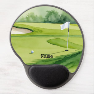 Golf Course Landscape Gel Mouse Pad