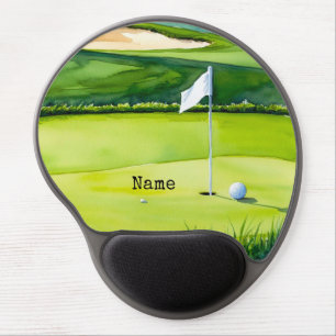 Golf Course Landscape Gel Mouse Pad