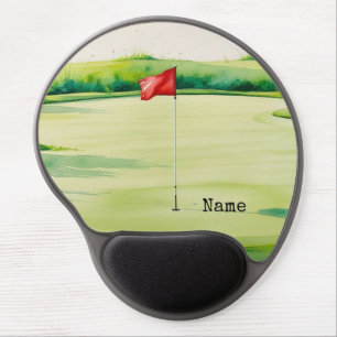 Golf Course Landscape Gel Mouse Pad