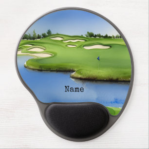 Golf Course Landscape Gel Mouse Pad