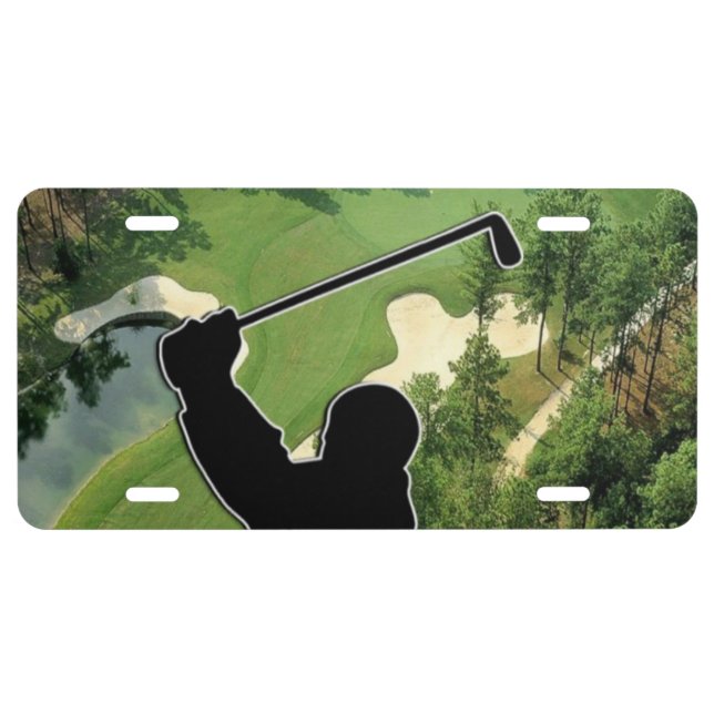 Golf Course License Plate (Front)