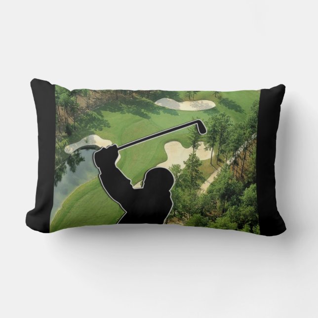 Golf Course Lumbar Pillow (Front)