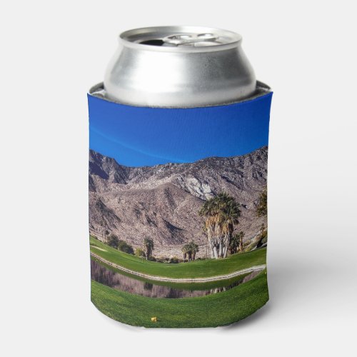 Golf Course Near Me Art  Custom Personalized Beer Can Cooler