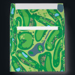 Golf Course Pattern Envelope<br><div class="desc">This Party Will Be a Hole in One! Whether you are hosting a corporate golf tournament or a golf birthday party, every golfer will love these modern golf-themed party envelopes. Golf envelopes to Par-Tee! Set the mood with great golf themed stationery for golf outing, golf theme birthday party invitations, ladies...</div>