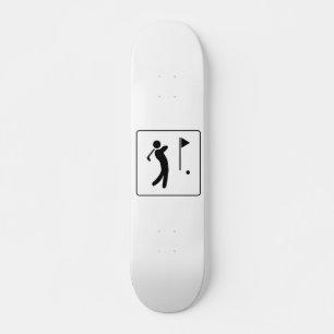 Golf Course Pictogram Skateboard