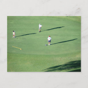 Golf course postcard