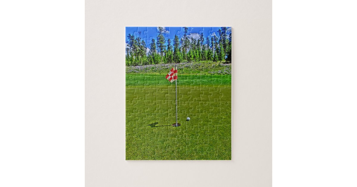 Decoration On A Golf Club Crossword Clue Golf course puzzle | Zazzle.com