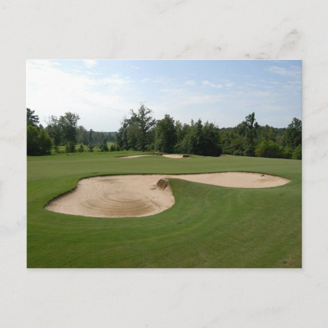 golf course sand trap postcard (Front)