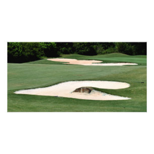 Golf Course Sand Traps Card