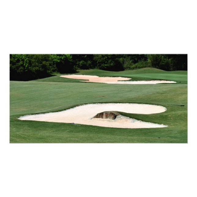Golf Course Sand Traps Card (Front)