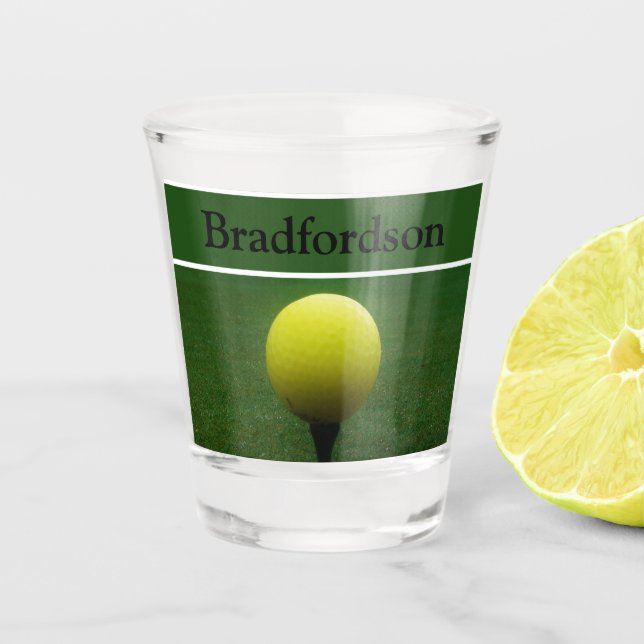 golf course shot glass (Front)