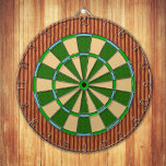 Golf Course Theme Dartboard<br><div class="desc">Play the fairway,  green,  sand traps,  water hazards and a hole in one on this golf motif dart board.</div>