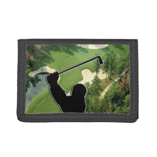 Golf Course Tri-fold Wallet