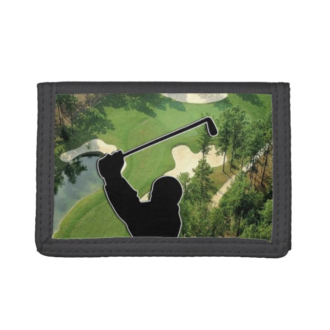 Golf Course Tri-fold Wallet (Front)