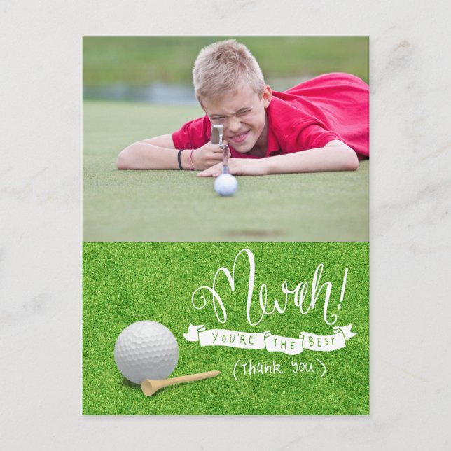 Golf Create your own thank you card (Front)