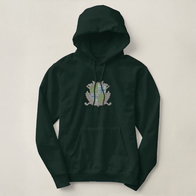 Golf Crest Embroidered Hoodie (Design Front)