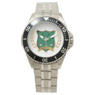 GOLF Crest with Laurel Wreath Mens Watch