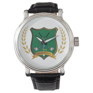 GOLF Crest with Laurel Wreath Mens Watch