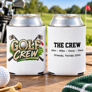 Golf Crew Can Cooler Custom Golf Outing