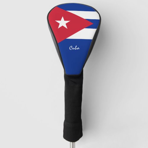 Golf Cuba  Cuban Flag  Golf Clubs Covers