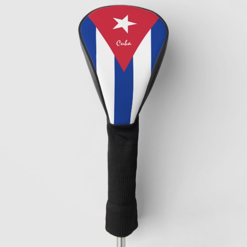 Golf Cuba  Cuban Flag  Golf Clubs Covers