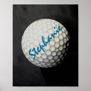 golf custom poster to personalize for golfers