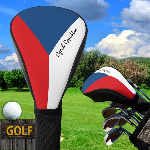 Golf Czech Republic  Flag CZ Golf Clubs Covers