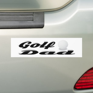 Golf Dad Bumper Sticker