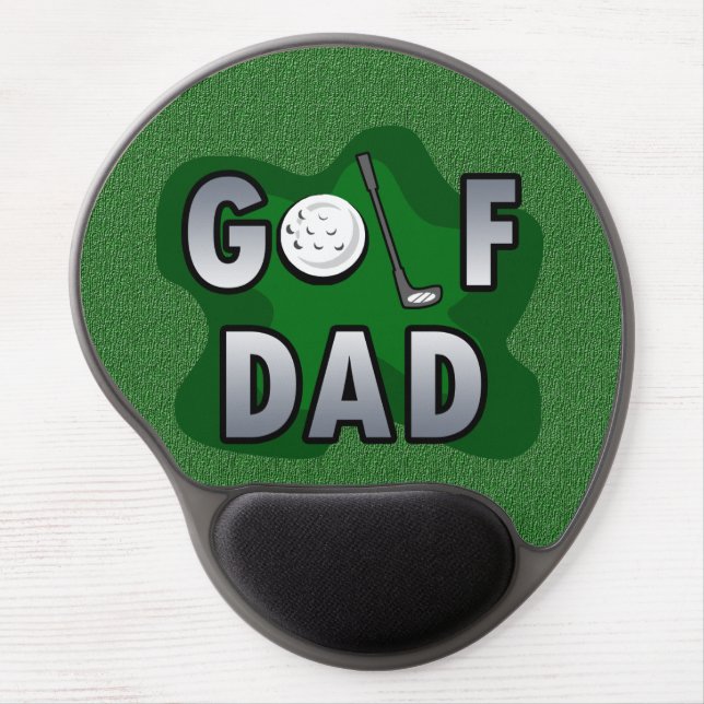 Golf Dad Club L Father's Day Gel Mouse Pad (Front)