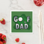 Golf Dad Club L Father's Day Napkins