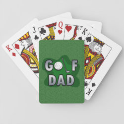 Golf Dad Club L Father's Day Playing Cards