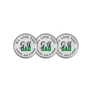 Golf Dad Green  Ball Marker
