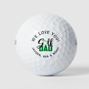Golf Dad Green Golf Balls