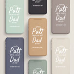 Golf dad modern sage green typography funny chic iPhone 13 pro case<br><div class="desc">Golf dad modern sage green and white typography funny best dad by par. Ideal Christmas,  birthday,  Fathers day gift for him.</div>