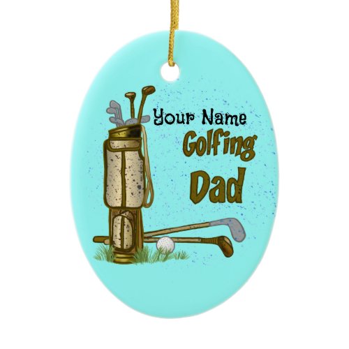 Golf Dad   ornament