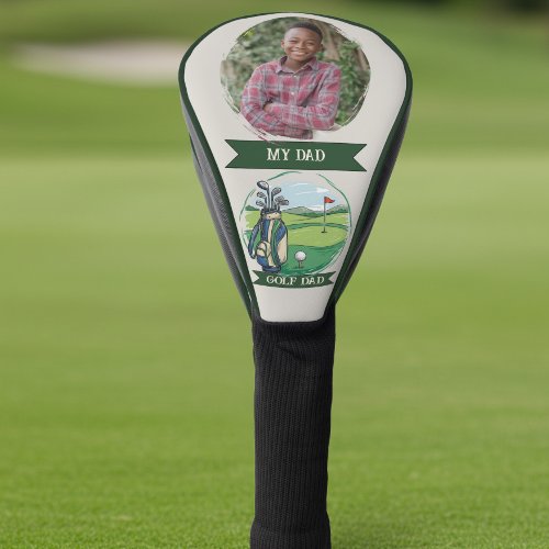 Golf Dad Personalized My Dad Photo Driver Head Cover