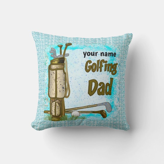 Golf Dad pillow (Front)