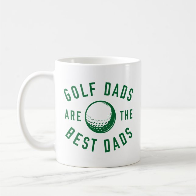 Golf Dads Are The Best Dads Coffee Mug (Left)