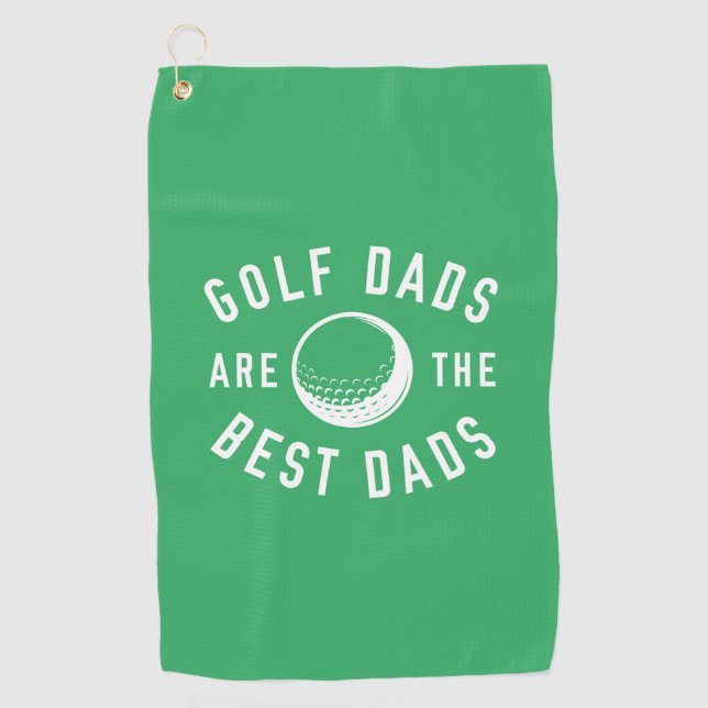 Golf Dads Are The Best Dads Towel (Front)