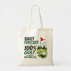 Golf Daily Forecast  Tote Bag