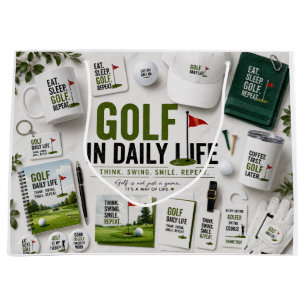 Golf Daily Life Collection Large Gift Bag