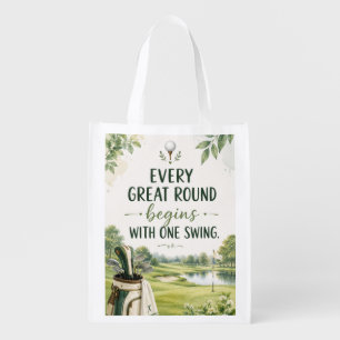Golf Daily Life Daily Forecast Grocery Bag