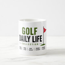Golf daily life golfer