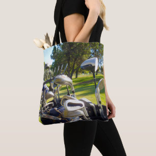 Golf Day Out Wahoo, Tote Bag