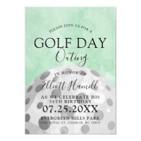 Golf Day Outing | Golf Themed Green Invite