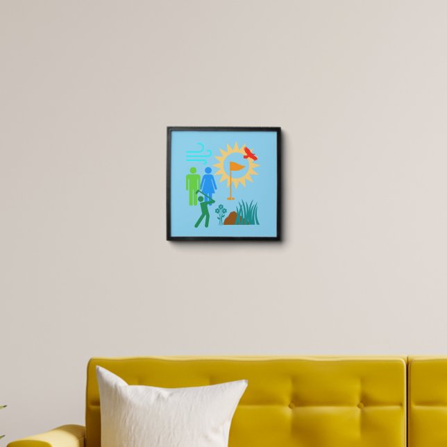 Golf Day Peel And Stick Photo Tile (Living Room)