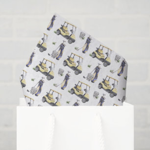 Golf Decoupage Tissue Paper