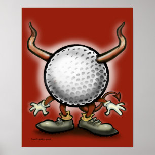 Golf Demon Poster