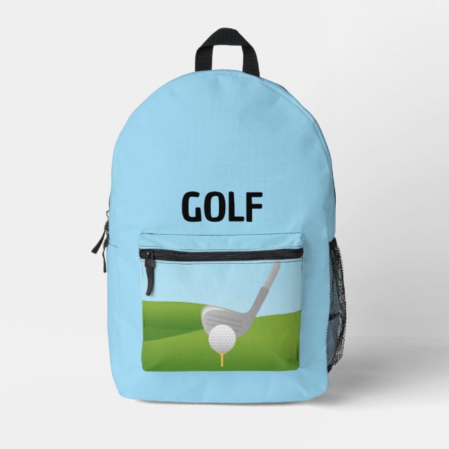 Golf Design Back Pack
