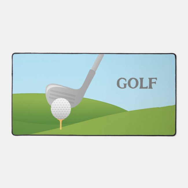Golf Design Desk Mat